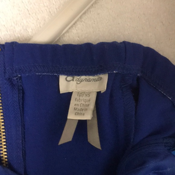 Blue bombshell strapless dress - Picture 4 of 4